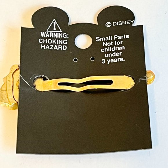 Vintage Disney Minnie Mouse Hair Barrettes Gold Tone 90's Girls Womens - Picture 2 of 8